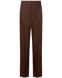 Pinko - Straight Button Trousers - Lyst