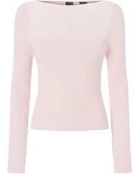 Pinko - Pullover mit U-Boot-Ausschnitt - Lyst