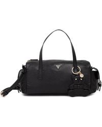 Guess - Kassie Logo-Plaque Bear-Charm Shoulder Bag - Lyst