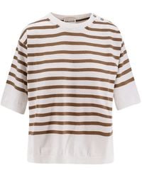 Semicouture - Aurora Striped Sweater - Lyst