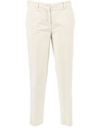 Aspesi - Button-Fastening Cotton Trousers - Lyst