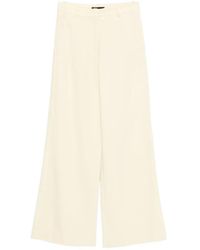 Maje - Belt-Loops Wide-Leg Trousers - Lyst