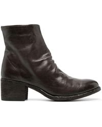 Officine Creative - Denner Block-heel Leather Boots - Lyst