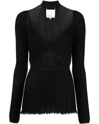 3.1 Phillip Lim - Cut-out Knitted Top - Lyst