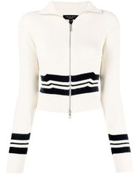 Rag & Bone - Stripe-Detail Ribbed Jumper - Lyst