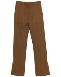 Studio Nicholson - Pantaloni Con Spacco Sull'Orlo - Lyst