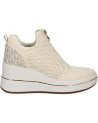 MICHAEL Michael Kors - Willis Zip-Up Logo Sneakers - Lyst
