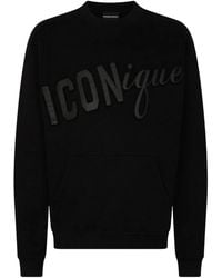 DSquared² - Iconique Crew-Neck Sweatshirt - Lyst