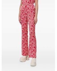 Morgan - Printed Trousers - Lyst