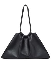 Giorgio Armani - Large Pleated Leather Shoulder Bag - Lyst