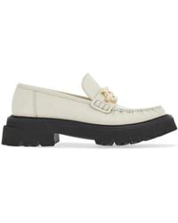 Ferragamo - Gancio Leather Loafers - Lyst