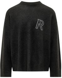 Represent - Logo-Embroidered Sweater - Lyst