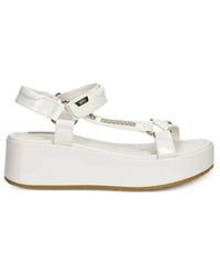 Liu Jo - Patent Leather Platform Sandals - Lyst