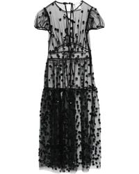 Cecilie Bahnsen - Nanna Sequin Blossom Dress - Lyst