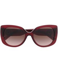 Versace Eyewear Sonnenbrille mit Medusa-Schild - Rot