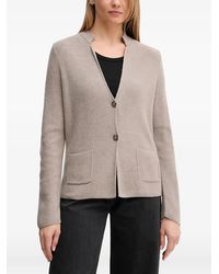 Benetton - Button Patch-Pocket Cardigan - Lyst