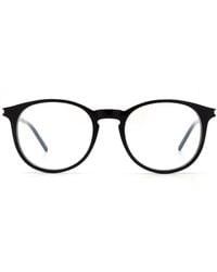 Saint Laurent - Round-Frame Glasses - Lyst