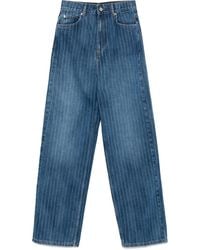 Sandro - Striped Jeans - Lyst