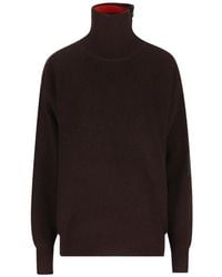 Loewe - Zip-Up Wool Sweater - Lyst