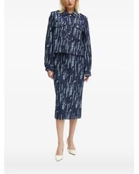 Bruuns Bazaar - Frayed-Detailing Denim Jacket - Lyst