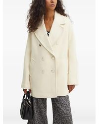 Morgan - Gam Double-Breasted Coat - Lyst
