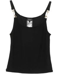 Gucci - Viscose Crêpe Jersey Top With Horsebit - Lyst