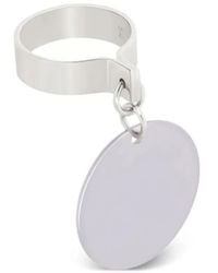 Courreges - Circular-Plaque Ring - Lyst