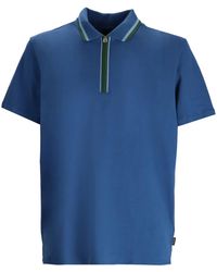 Paul Smith - Half-Zip Polo Shirt - Lyst