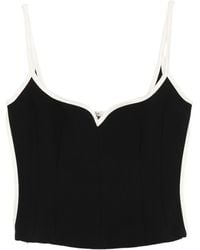 Paris Georgia Basics - Heart-Shaped Top - Lyst