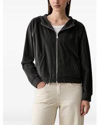 Joop! - Ribbed-Knit Zip-Up Hoodie - Lyst