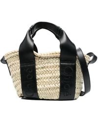 Chloé - Small Sense Raffia Handbag - Lyst