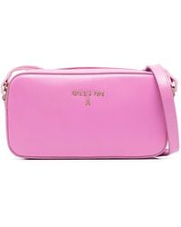Patrizia Pepe - Logo-Plaque Leather Crossbody Bag - Lyst