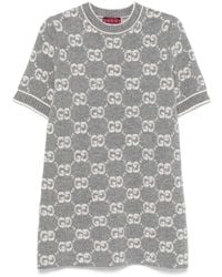 Gucci - Vestino en Lana Con Stampa GG - Lyst