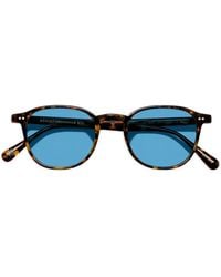 Moscot - Runde Arthur Sonnenbrille - Lyst
