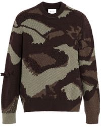 Barrie - Intarsia-Knit Sweater - Lyst