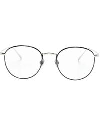 Linda Farrow - Harrison Round-Frame Glasses - Lyst