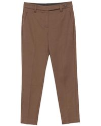 Brunello Cucinelli - Belt-Loops Cropped Trousers - Lyst