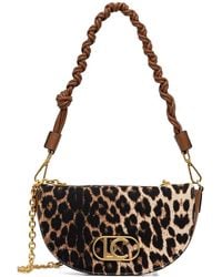 Lola Casademunt - Leopard-Print Logo-Plaque Tote Bag - Lyst