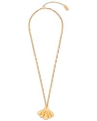 Chloé - Shell-Pendant Layered-Chain Necklace - Lyst