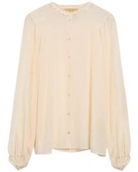 Momoní - Huna Silk Crêpe De Chine Blouse - Lyst