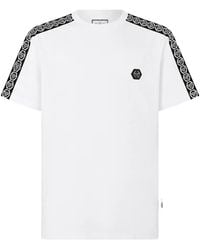 Philipp Plein - T-Shirt Round Neck Short-Sleeve All-Over Pp - Lyst