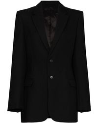 Wardrobe NYC - X Browns 50 blazer en laine à simple boutonnage - Lyst