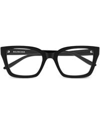 Balenciaga - Brille Mit Eckigem Gestell - Lyst