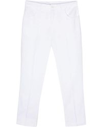 Aspesi - Pressed-crease Tapered Trousers - Lyst