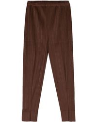 Pleats Please Issey Miyake - Monthly Colours: September Tapered Trousers - Lyst
