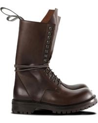 Rick Owens - Lace-Up Leather Boots - Lyst
