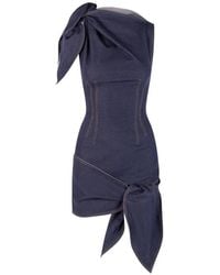 Monse - Bow-Tie Sleeveless Mini Dress - Lyst