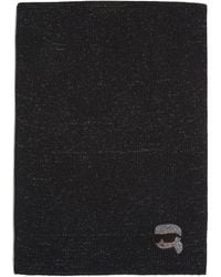 Karl Lagerfeld - ラインストーンロゴ スカーフ - Lyst
