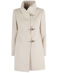 Fay - Abrigo Con Cuello Alto - Lyst