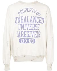 SAINT Mxxxxxx - Graphic-Print Cotton Sweatshirt - Lyst